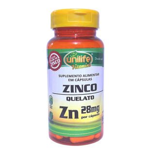 Zinco Quelato 60 caps 500mg