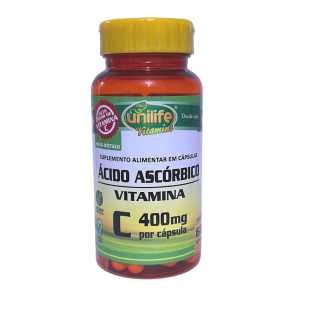 Vitamina C - Ácido Ascórbico 60 caps 500mg