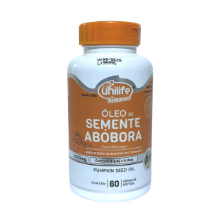 Óleo de Semente de Abobora 60 caps 1000mg