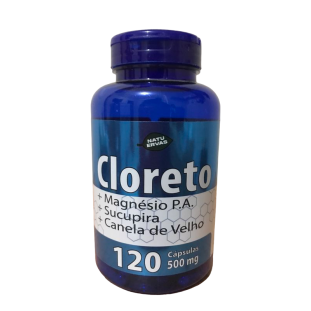 Cloreto, Sucupira e Canela de velho 120 caps 500mg