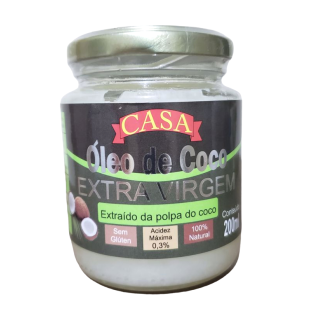Óleo de Coco Extra Virgem 200ml