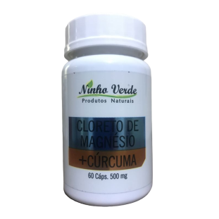 Cloreto de Mag. com Curcuma 60 caps 500mg