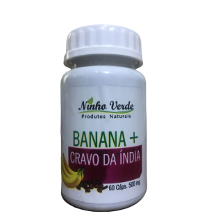 Banana + Cravo da India 60 caps 500mg