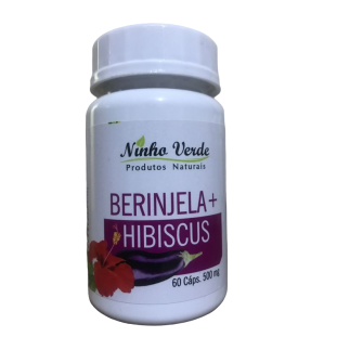 Berinjela com Hibisco 60 caps 500mg