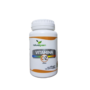 Vitamina C+Z 60 caps 500mg
