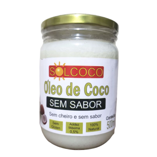 Óleo de Coco sem Sabor 500ML