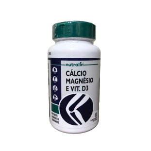 Cálcio Magnésio com Vitamina D3 60 caps 800mg