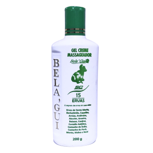 Gel Creme Massageador 15 Ervas 200G
