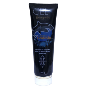 Gel Massageador Cartilagem de Tubarão Preto 250G