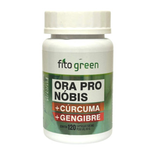 Ora Pro Nobs, Cúrcuma e Gengibre 120 caps 500mg