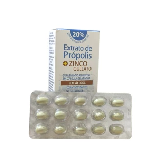 Própolis com Zinco em Capsulas