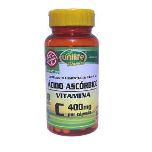 Vitamina C - Ácido Ascórbico 60 caps 500mg