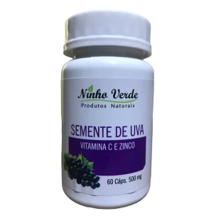 Semente de Uva com Vit. C e Zinco 60 caps 500mg