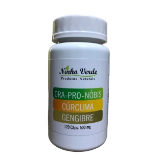 Ora Pro Nobs, Cúrcuma e Gengibre 120 caps 500mg