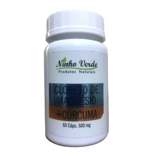 Cloreto de Mag. com Curcuma 60 caps 500mg