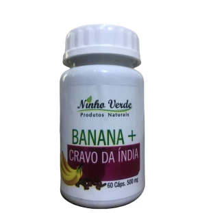 Banana + Cravo da India 60 caps 500mg