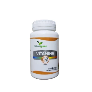 Vitamina C+Z 60 caps 500mg