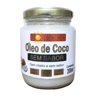 Óleo de Coco sem Sabor 200ML