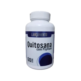 Quitosana com Psyllium 60 caps 500mg
