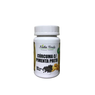 Cúrcuma com Pimenta Preta 60 caps 500mg