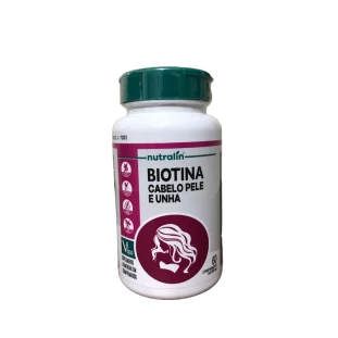 Biotina Cabelo, Pele e unha 60 caps 500mg