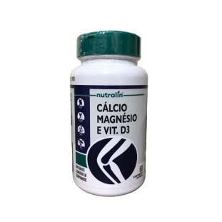 Cálcio Magnésio com Vitamina D3 60 caps 800mg