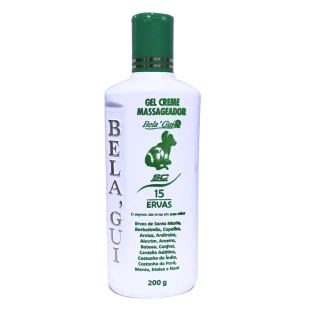 Gel Creme Massageador 15 Ervas 200G