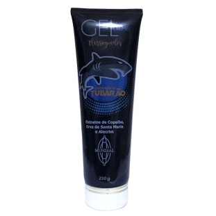 Gel Massageador Cartilagem de Tubarão Preto 250G